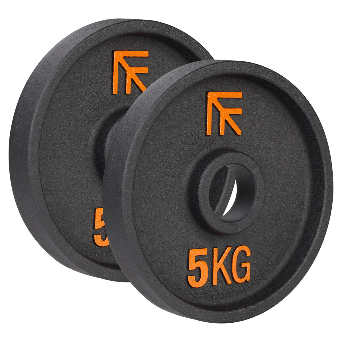 Mirafit Black Deep Dish Olympic Weight Plates