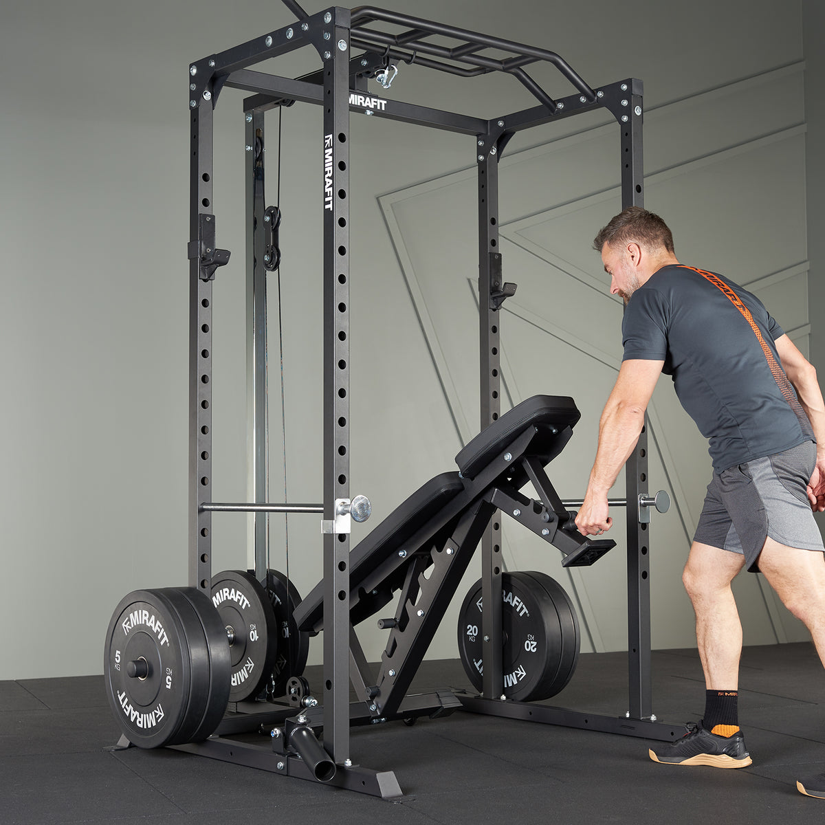 Mirafit Home Gym Rack Package