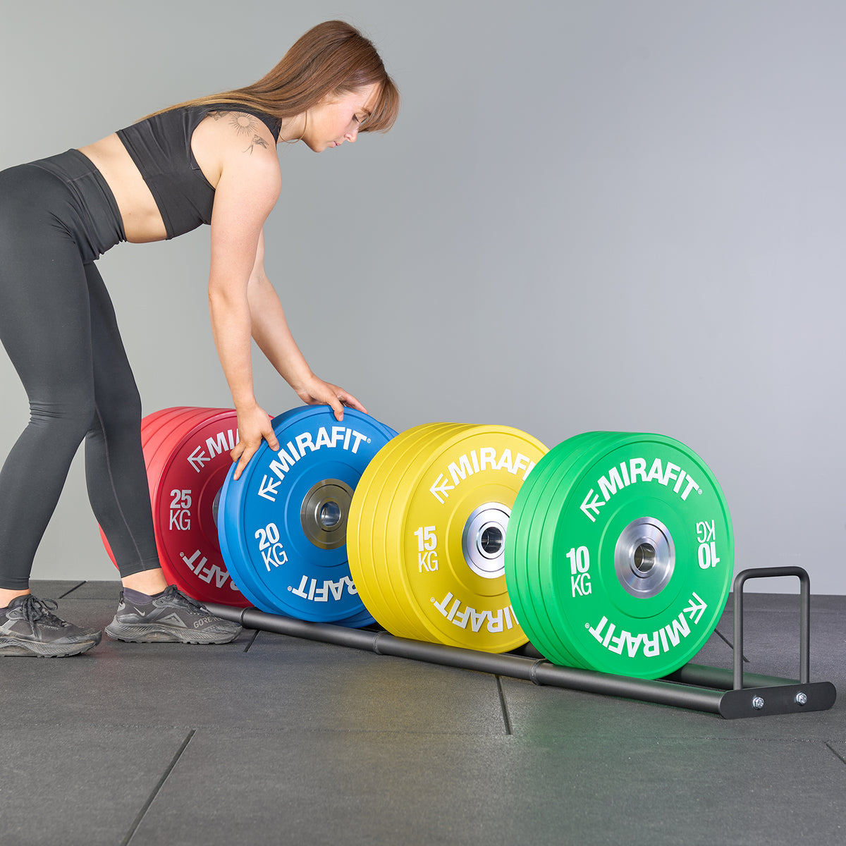 Mirafit Extendable Weight Plate Rack