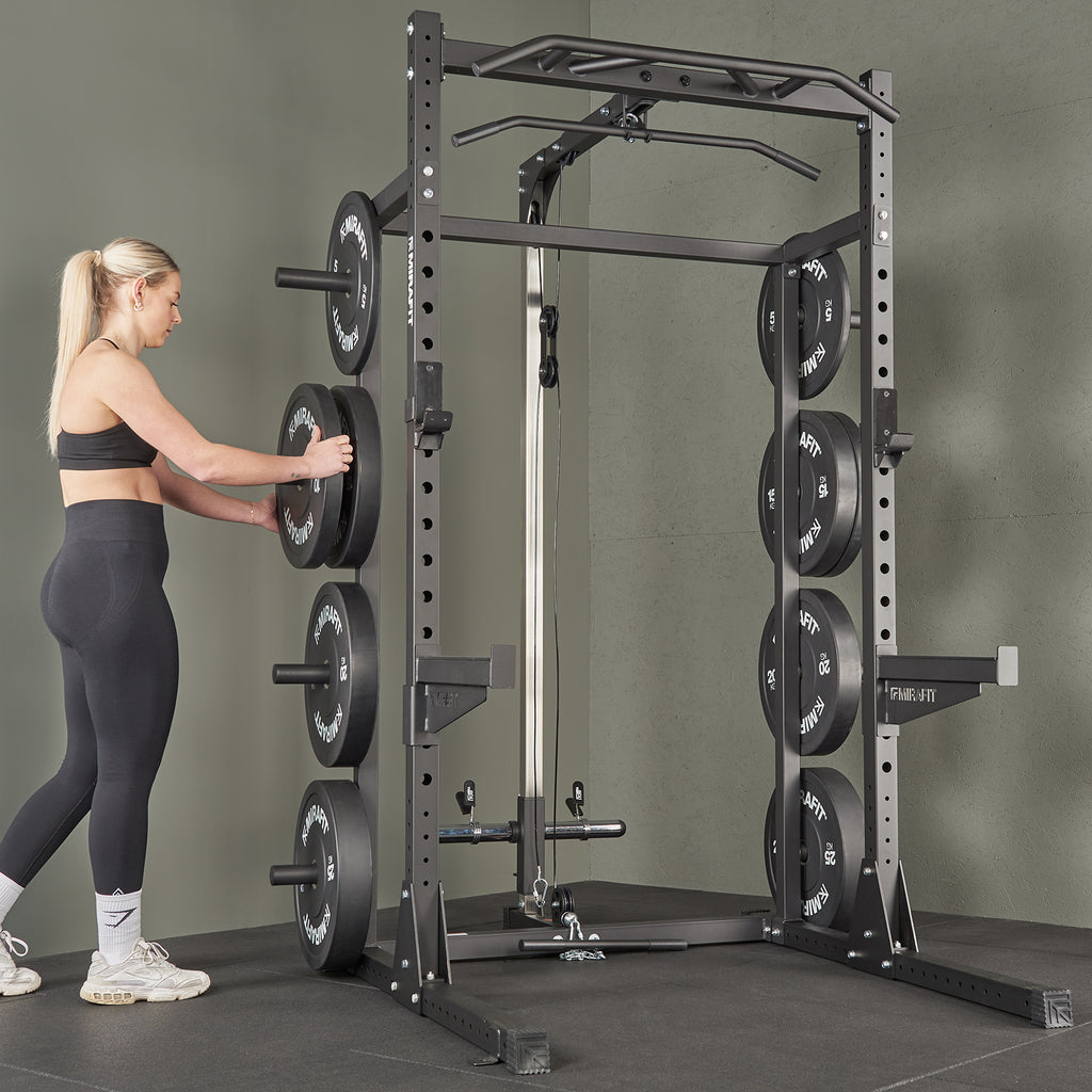 Mirafit M210 Half Power Rack with Pulley System