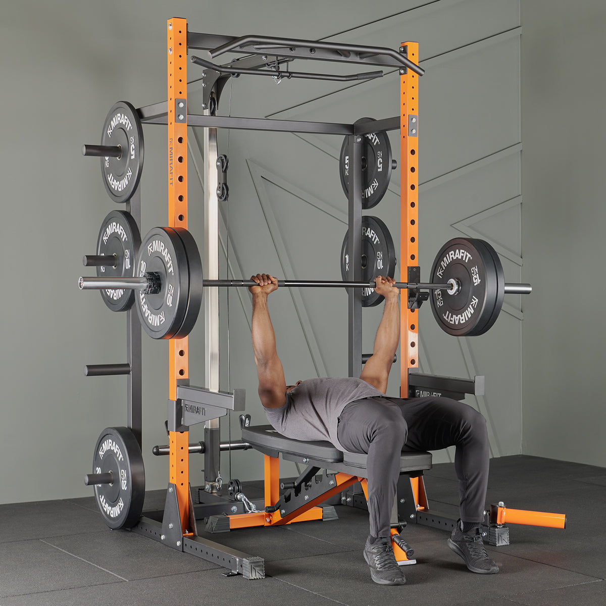 Mirafit M210 Home Gym Setup