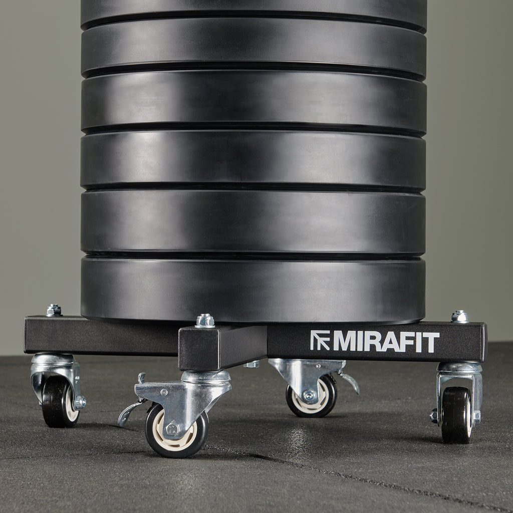 Mirafit Bumper Plate Stacker Trolley