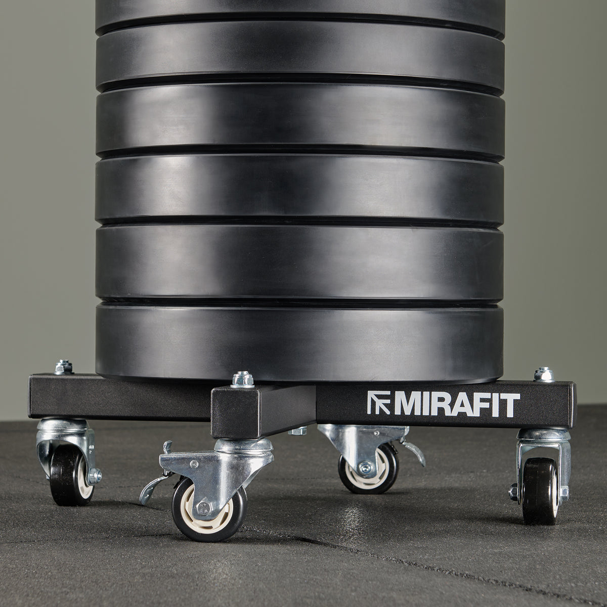 Mirafit Bumper Plate Stacker Trolley