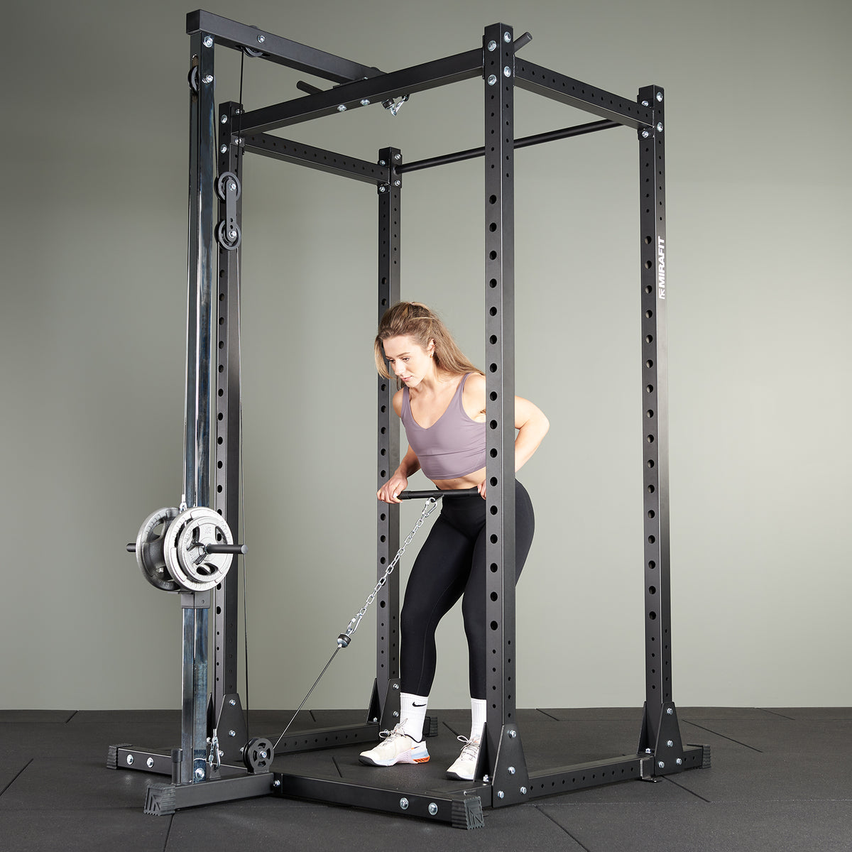 Mirafit M200 Power Rack Cable Pulley System