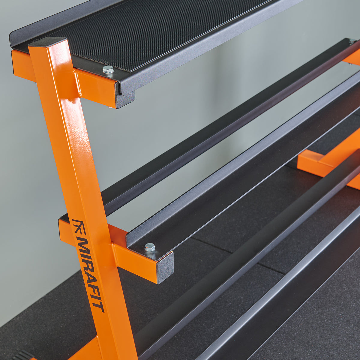 Mirafit 3 Tier Dumbbell & Kettlebell Rack