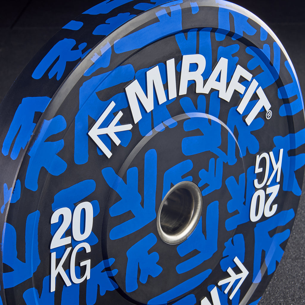 Mirafit Colour Emblem Bumper Plates