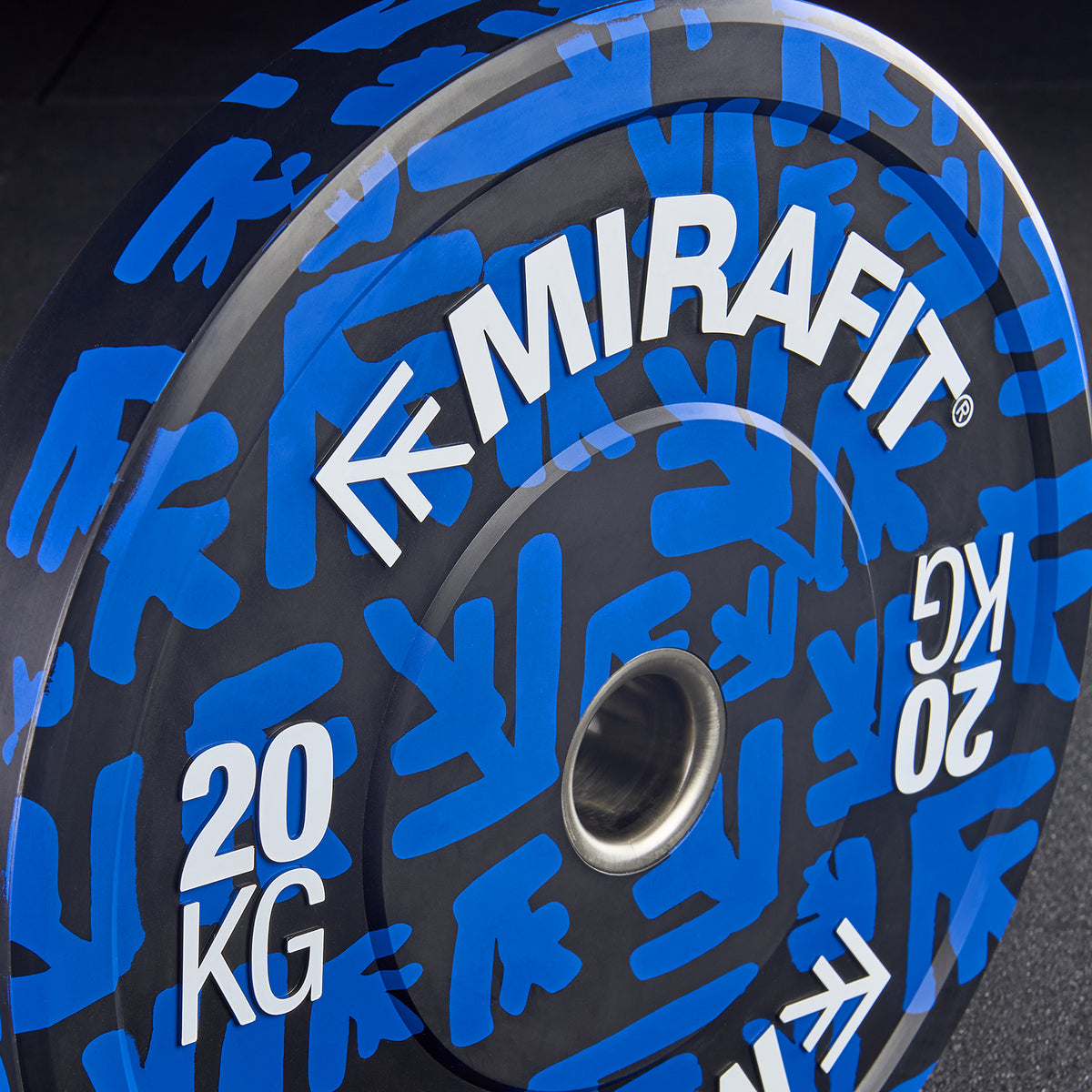 Mirafit Colour Emblem Bumper Plates