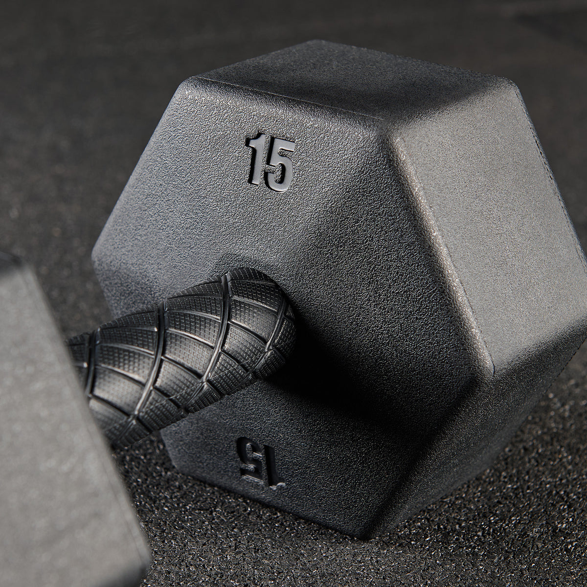 Mirafit 6 Pair Rubber Grip Hex Dumbbells + Storage Tree Kit