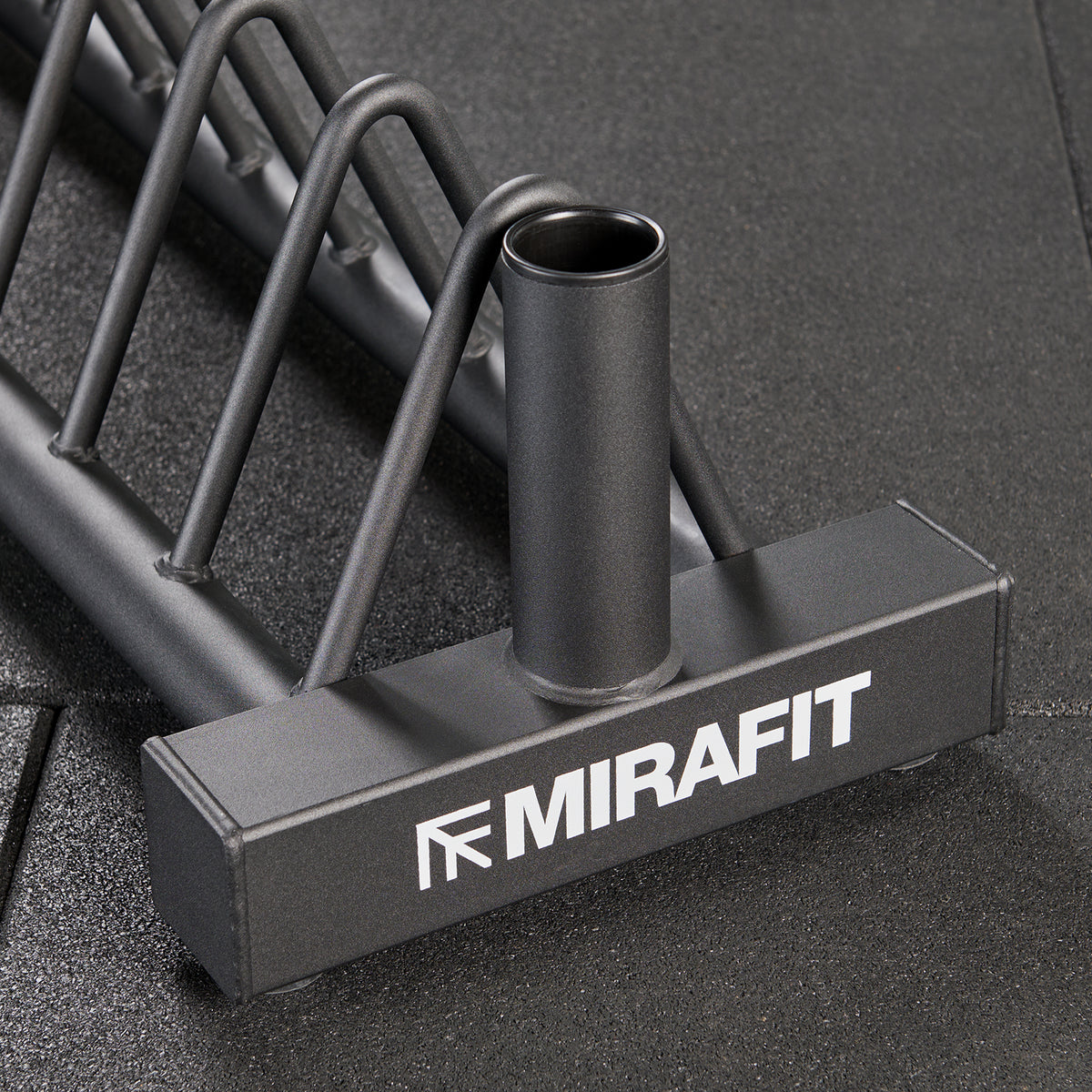 Mirafit Horizontal Plate Rack & Bar Stand