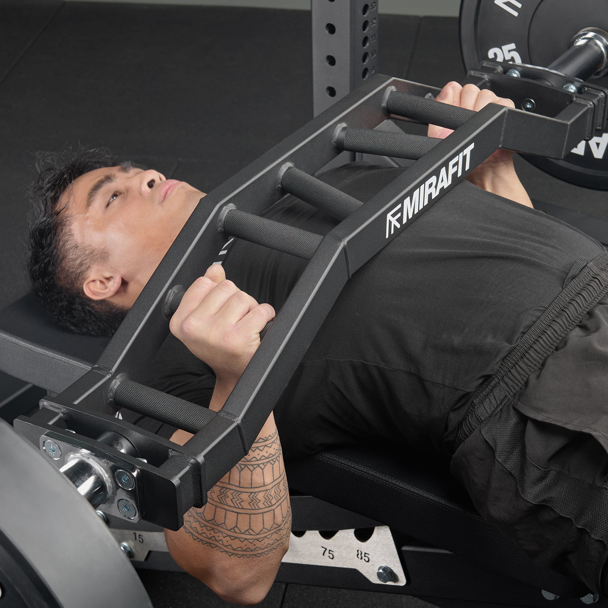 Mirafit Cambered Olympic Swiss Bar
