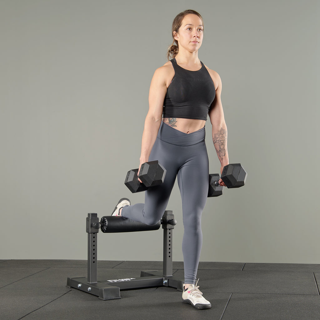 Mirafit Single Leg Split Squat Stand - Volledig Verstelbaar