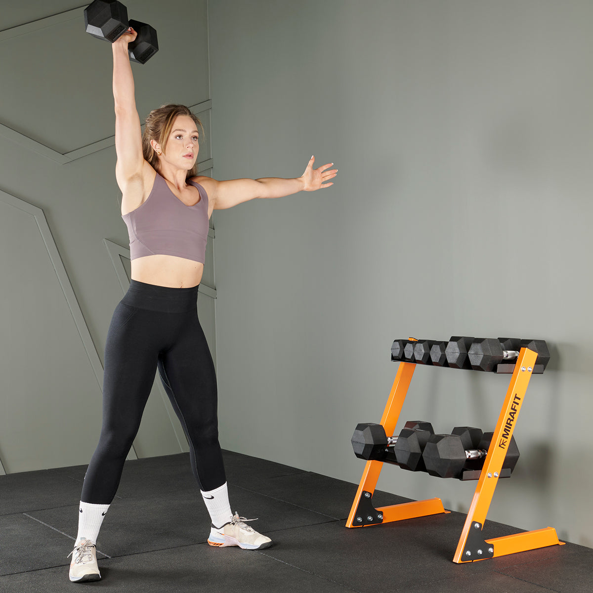 Mirafit Halterrek met 2 Lagen en 150kg Draagvermogen