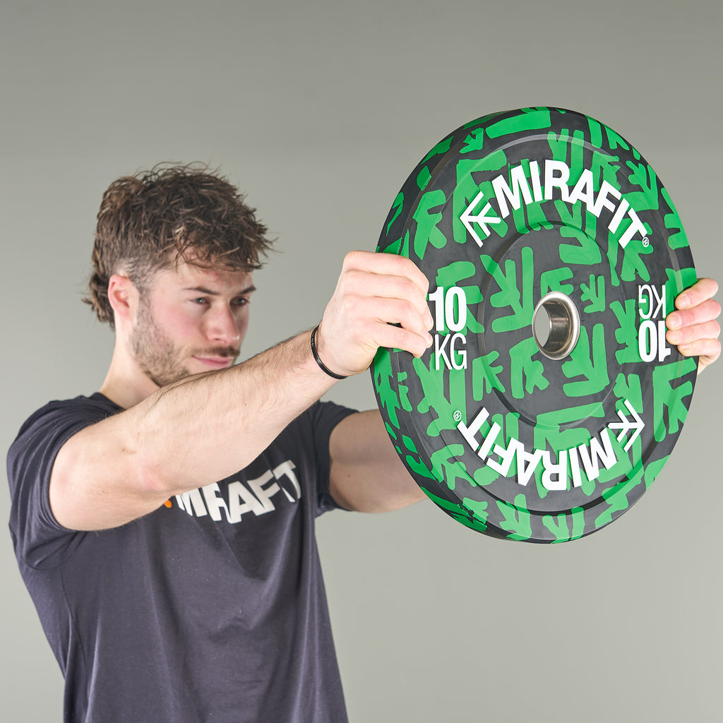 Mirafit Colour Emblem Bumper Plates