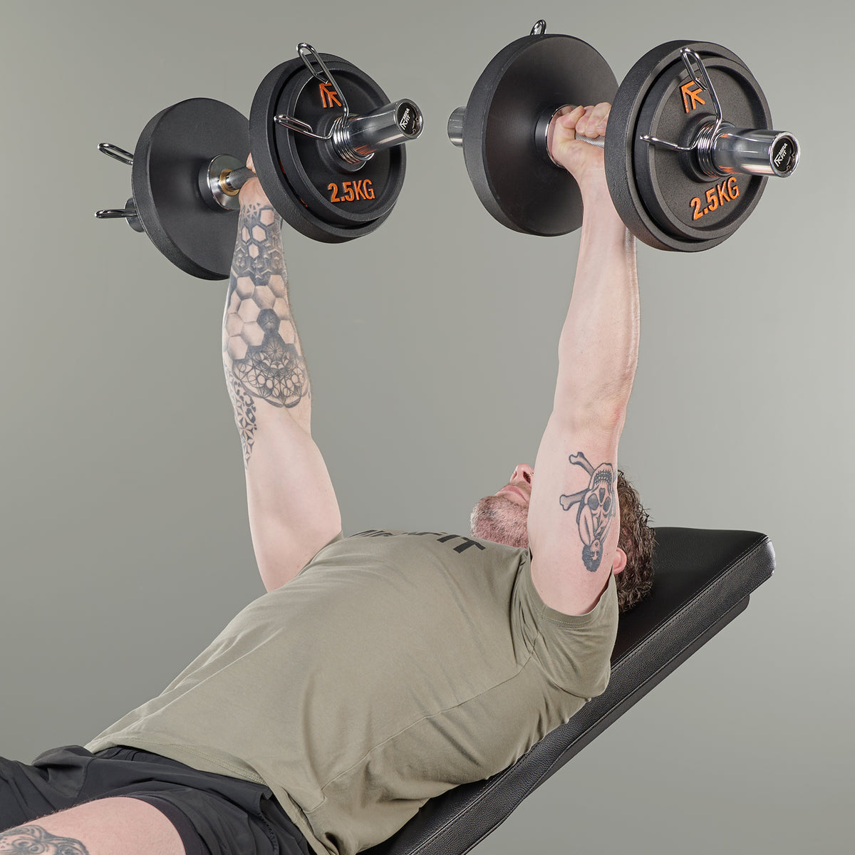 Mirafit 2'' Olympic Dumbbell Bars