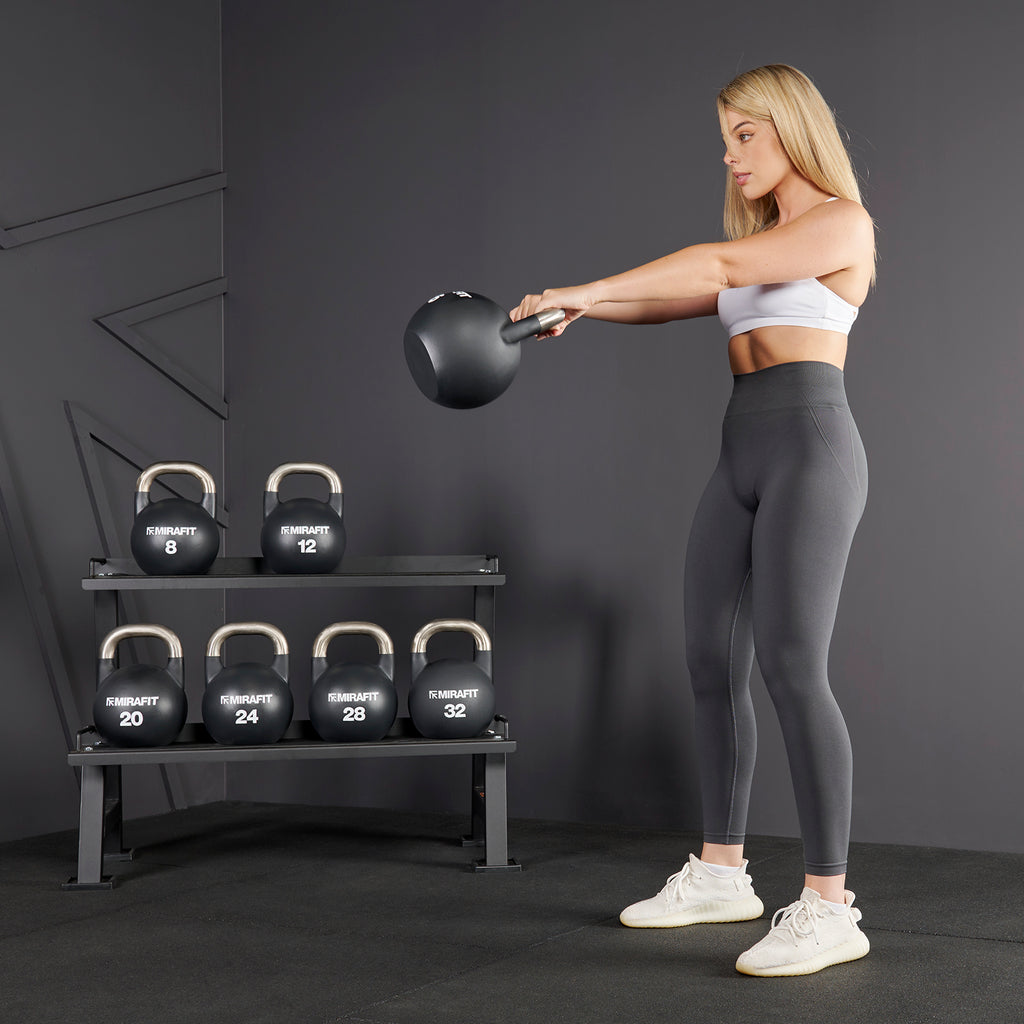 Mirafit Black Competition Kettlebells
