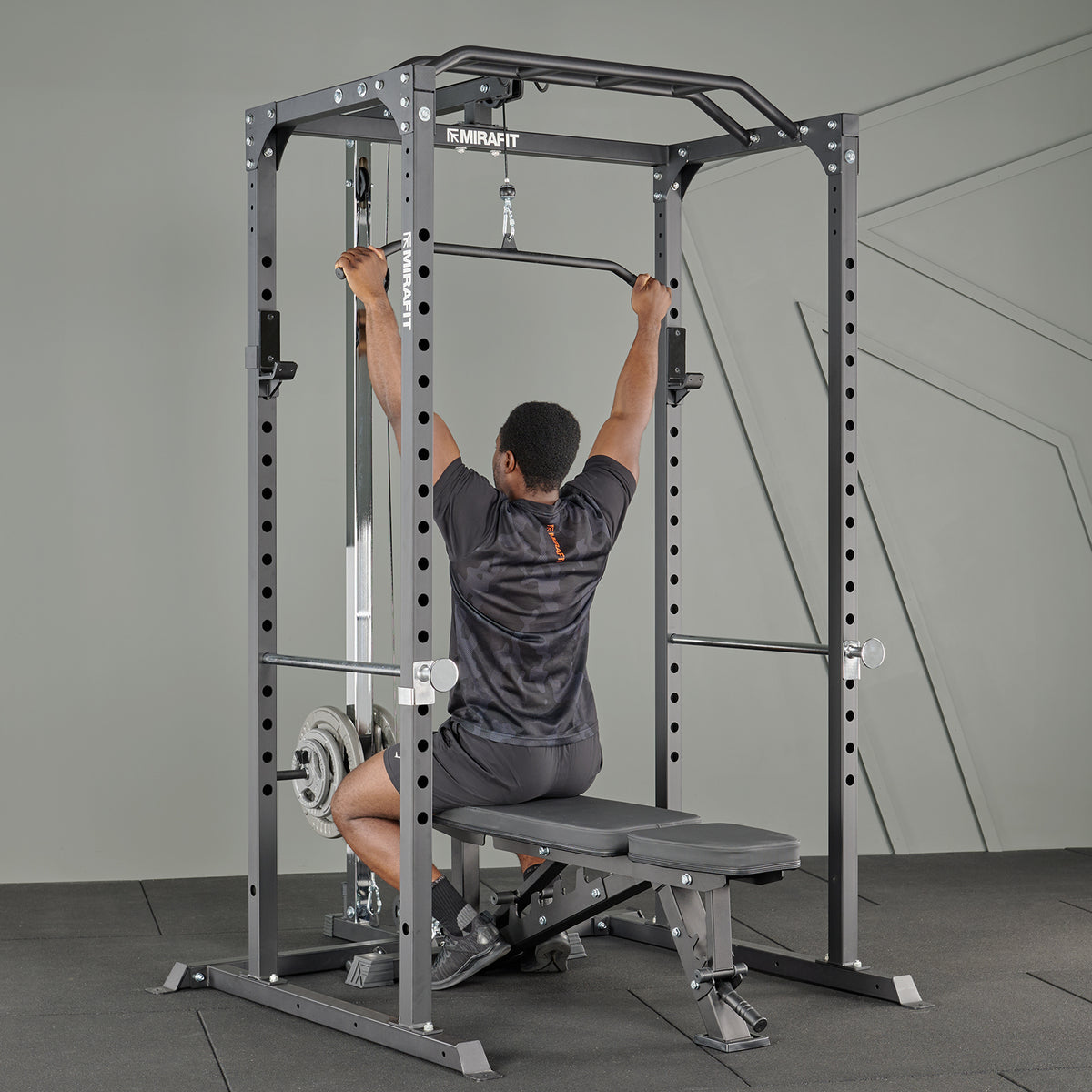 Mirafit M100 Power Rack with Cable System