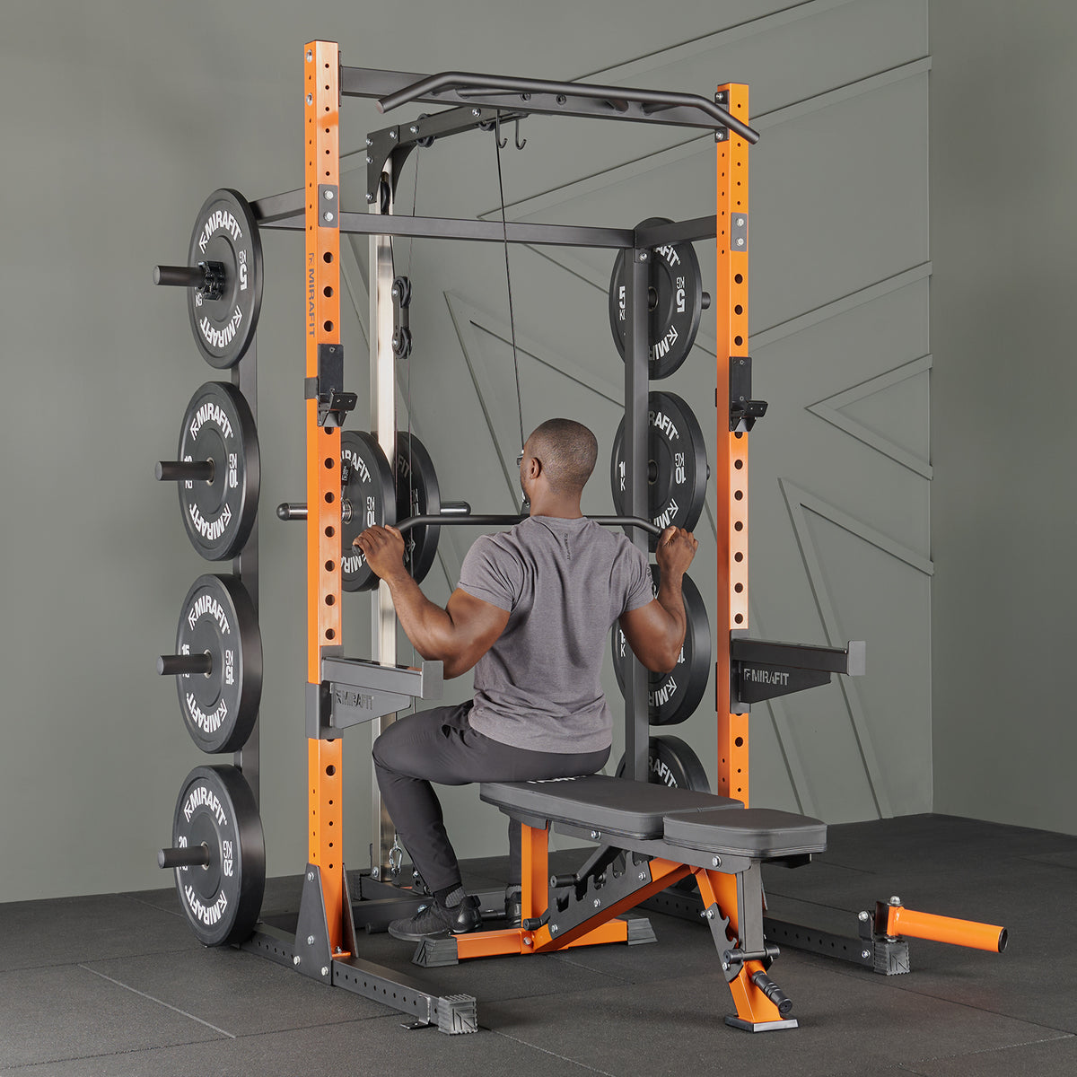 Mirafit M210 Home Gym Setup