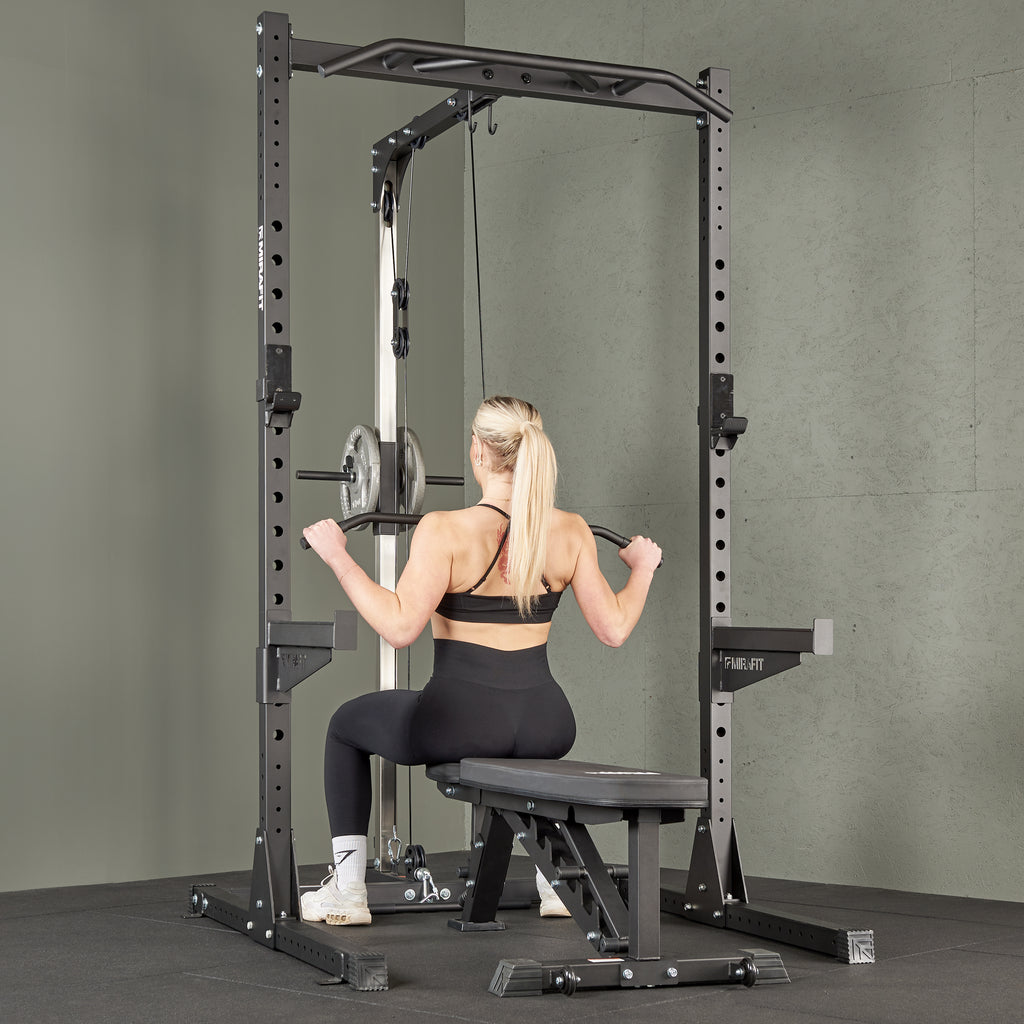Mirafit M210 Half Power Rack with Pulley System