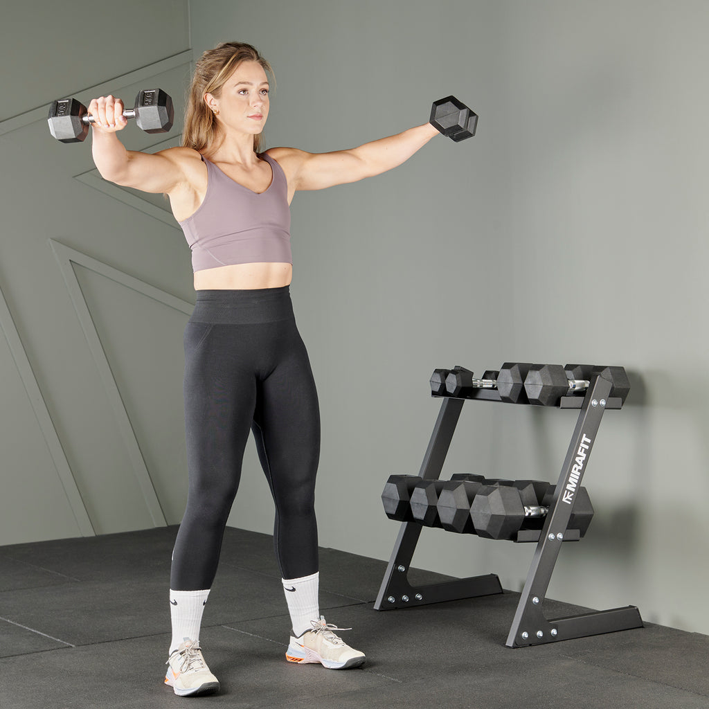 Mirafit Halterrek met 2 Lagen en 150kg Draagvermogen