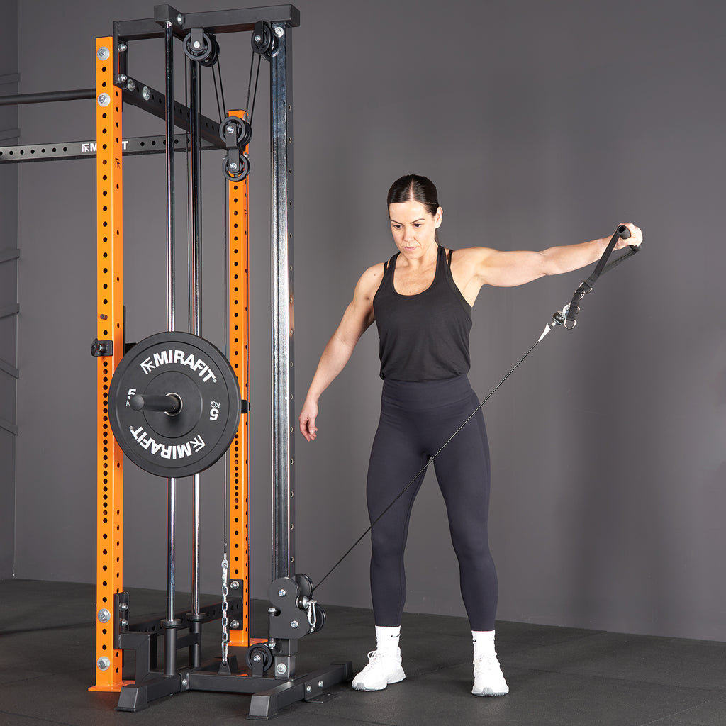 Mirafit Wall or Rack Mounted Cable Pulley Machine
