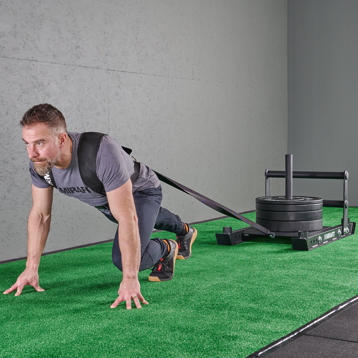 Mirafit M3 Weight Sled Kit Inc Lower Handle Attachment & Harness