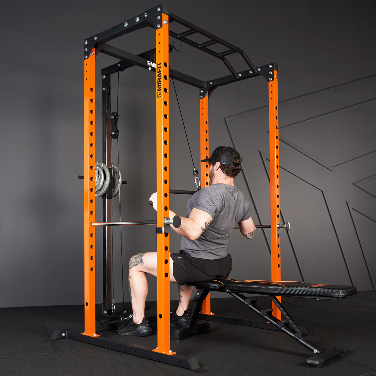Mirafit M100 Power Rack with Cable System