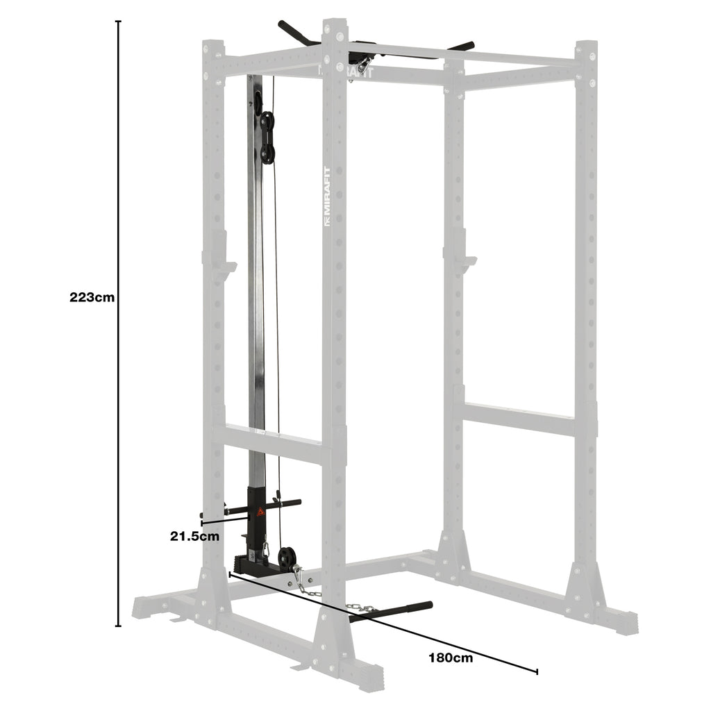 Mirafit M200 Power Rack Kabelkatrolsysteem