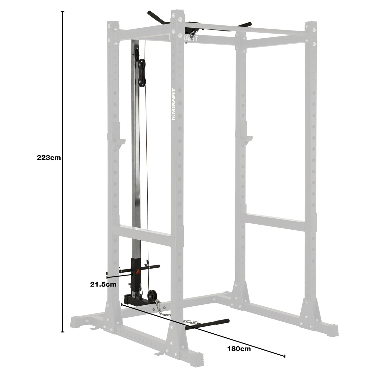 Mirafit M200 Power Rack Kabelkatrolsysteem