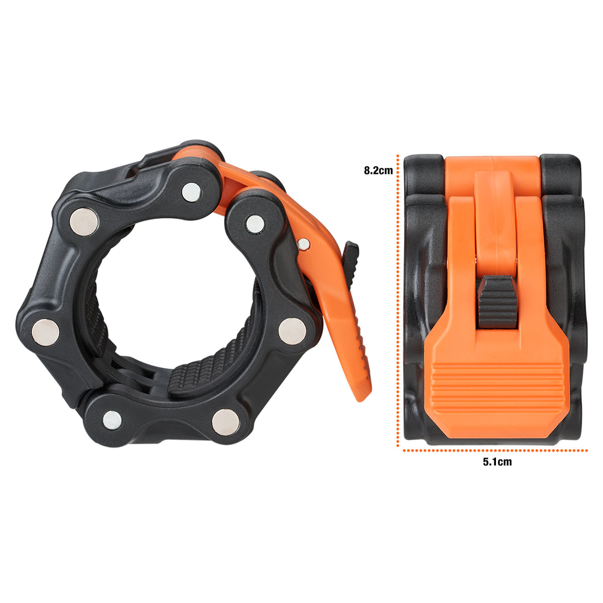 Mirafit Magnetische 2" Olympische Stang Quick Release Klemmen