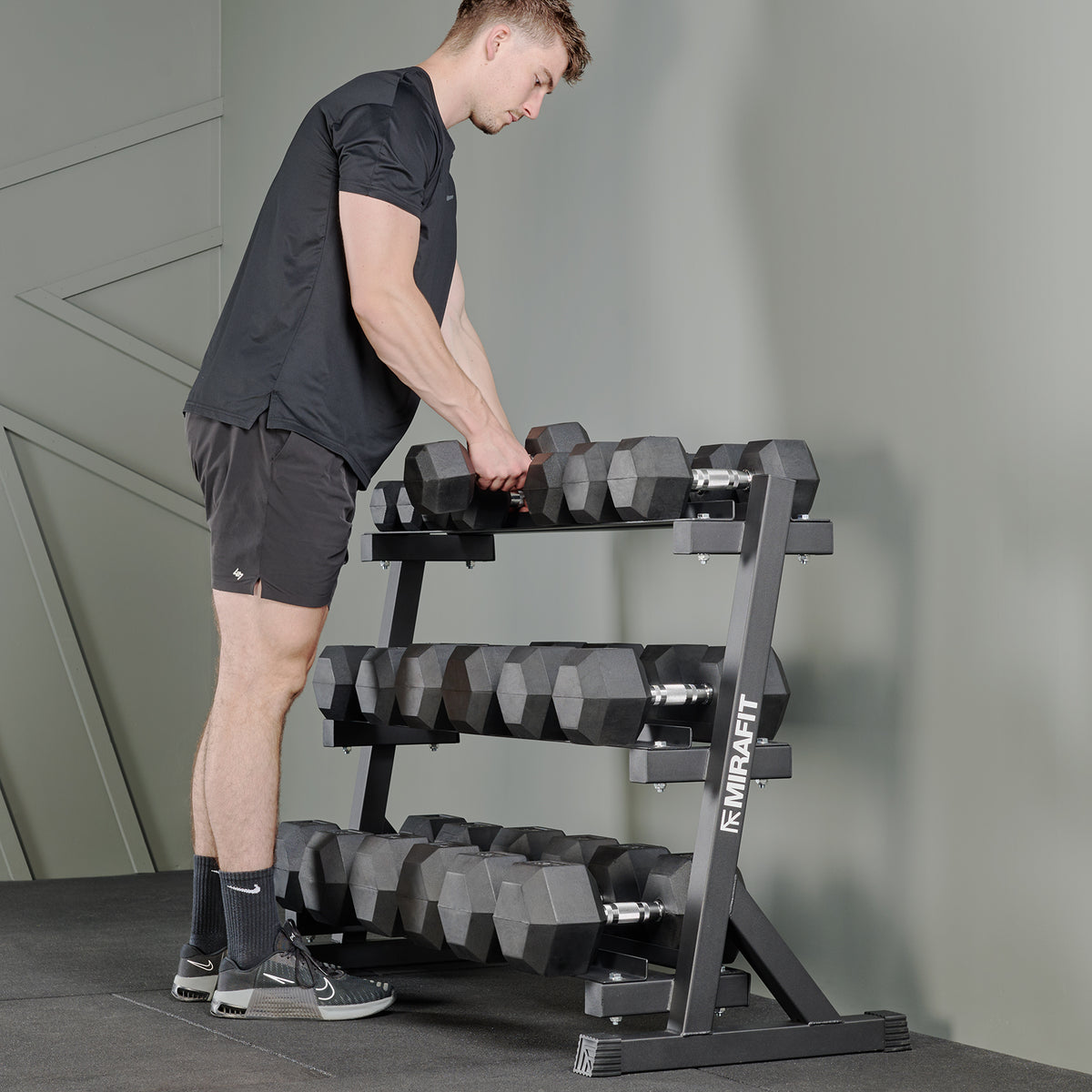 Mirafit 3 Tier 400kg Dumbbell Rack