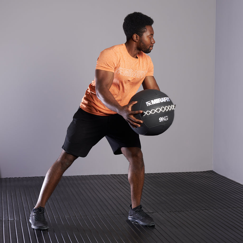 Mirafit Stitched Medicine Wall Ball