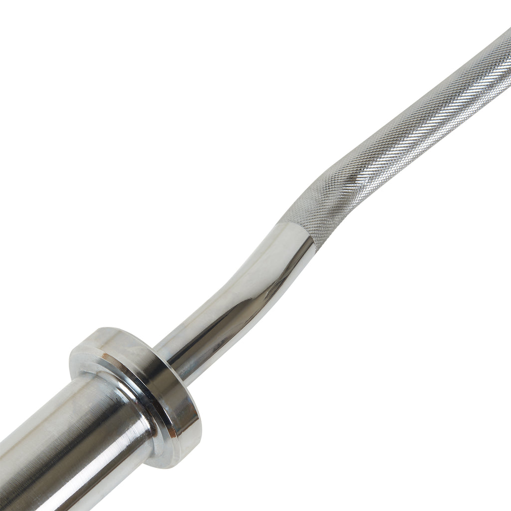 Mirafit Olympic EZ Curl Bar With Collars