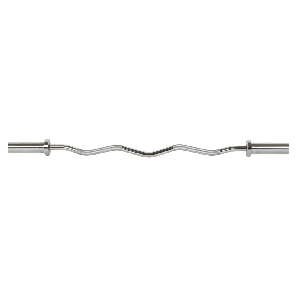 Mirafit Olympic EZ Curl Bar With Collars