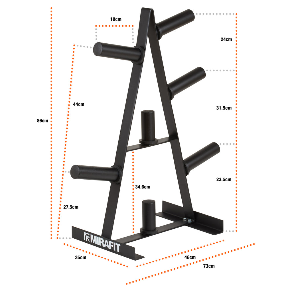 Mirafit 2" Olympic Weight Rack