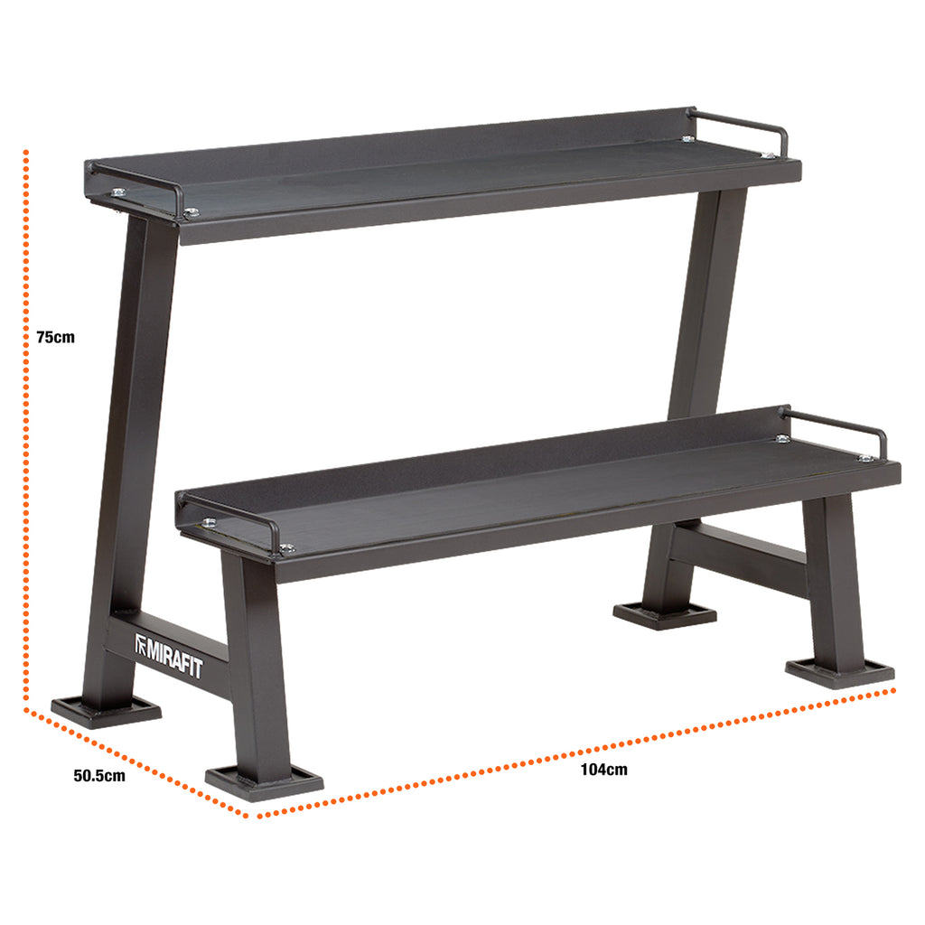 Mirafit 2 Tier Kettlebell Rack