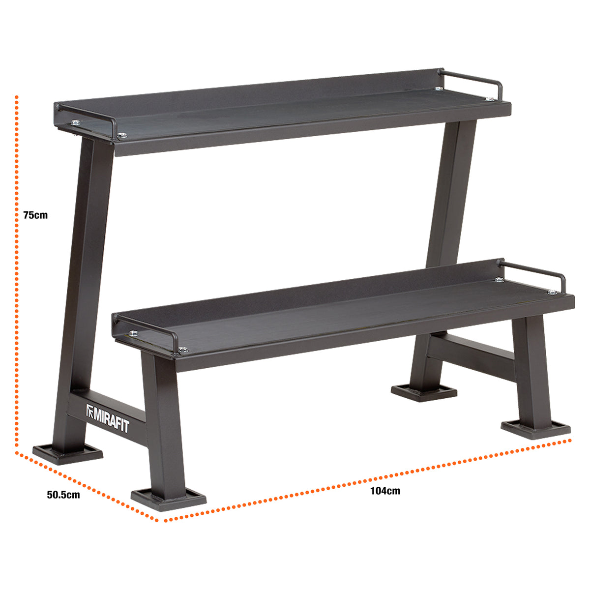 Mirafit 2 Tier Kettlebell Rack