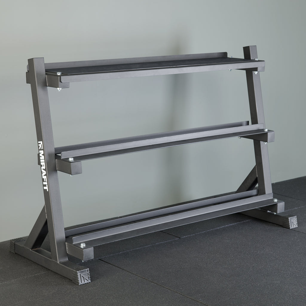 Mirafit 3 Tier Dumbbell & Kettlebell Rack