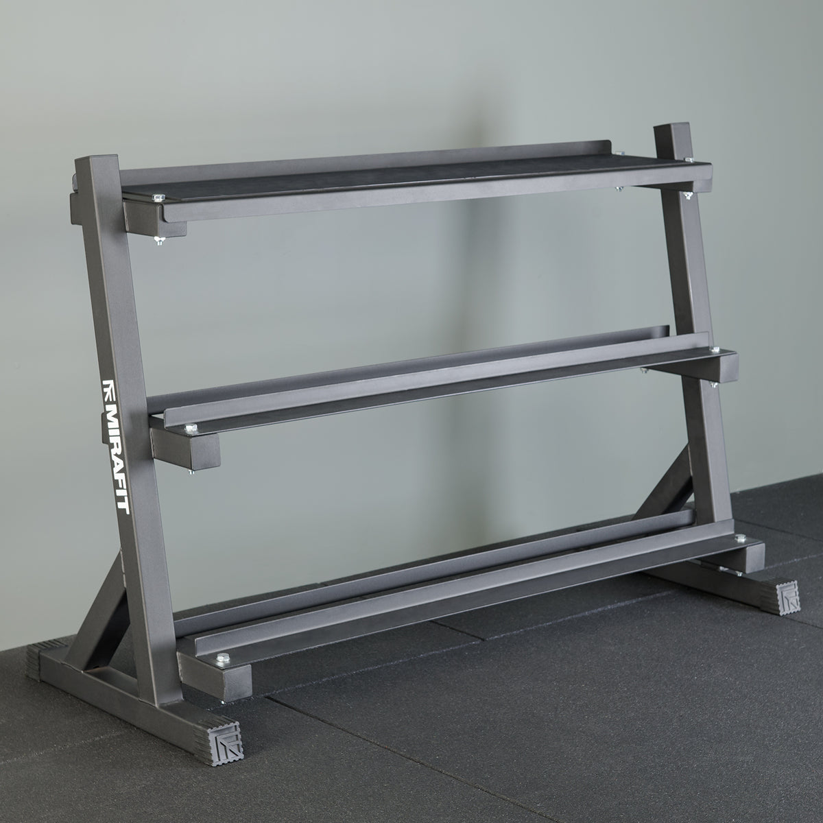 Mirafit 3 Tier Dumbbell & Kettlebell Rack