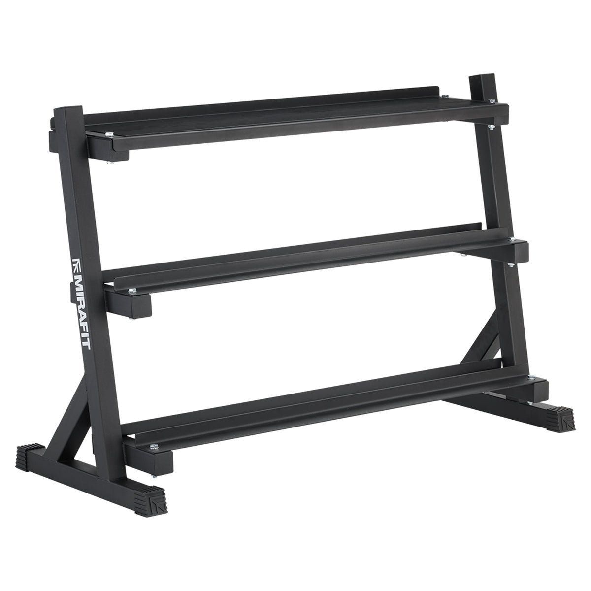 Mirafit 3 Tier Dumbbell & Kettlebell Rack