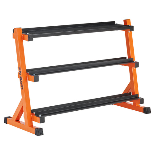 Mirafit 3 Tier Dumbbell & Kettlebell Rack