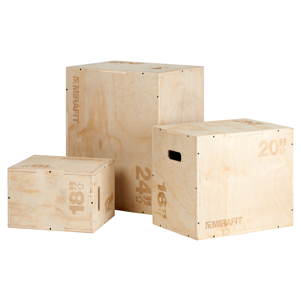 Mirafit Houten Plyo Jump Boxen