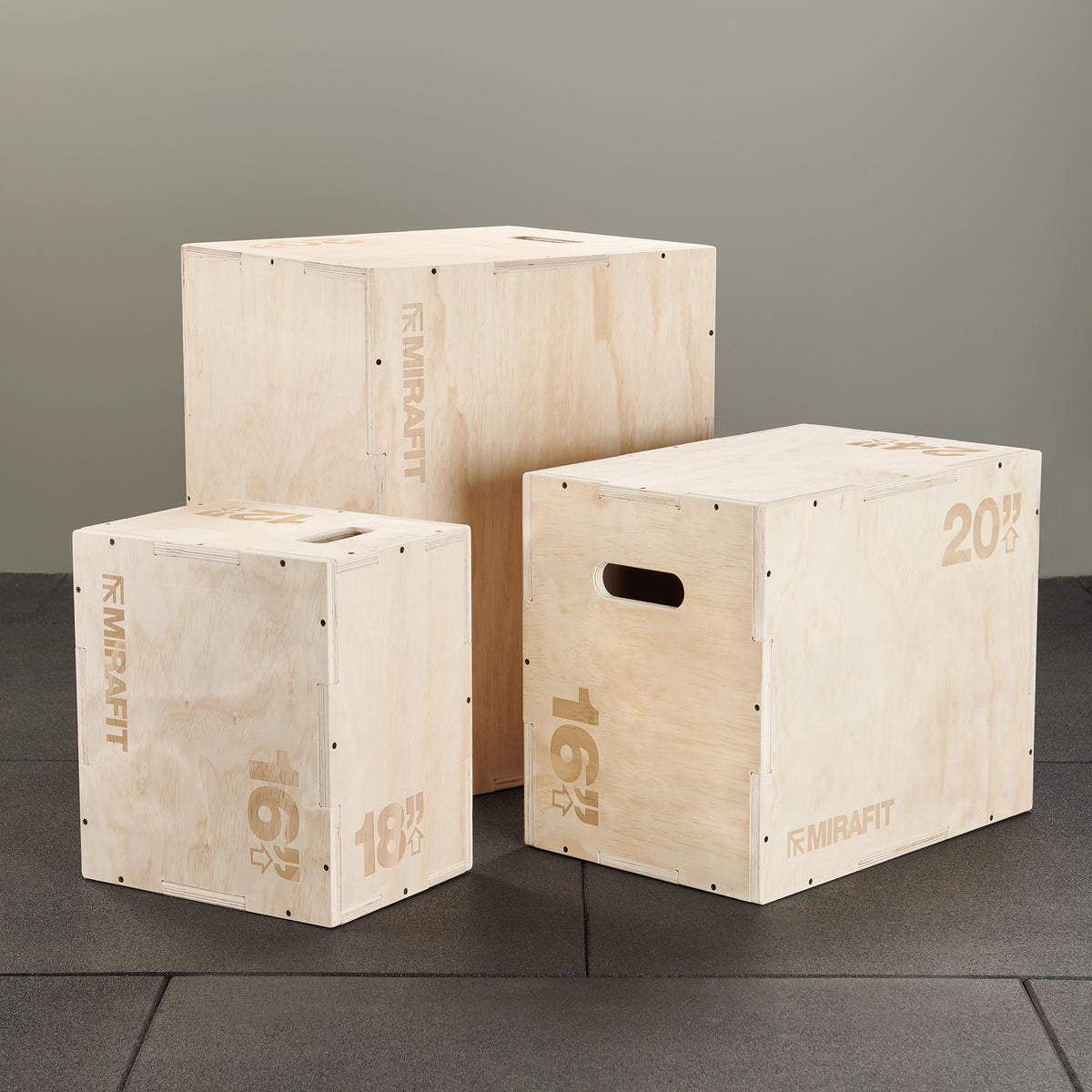Mirafit Wooden Plyo Jump Boxes
