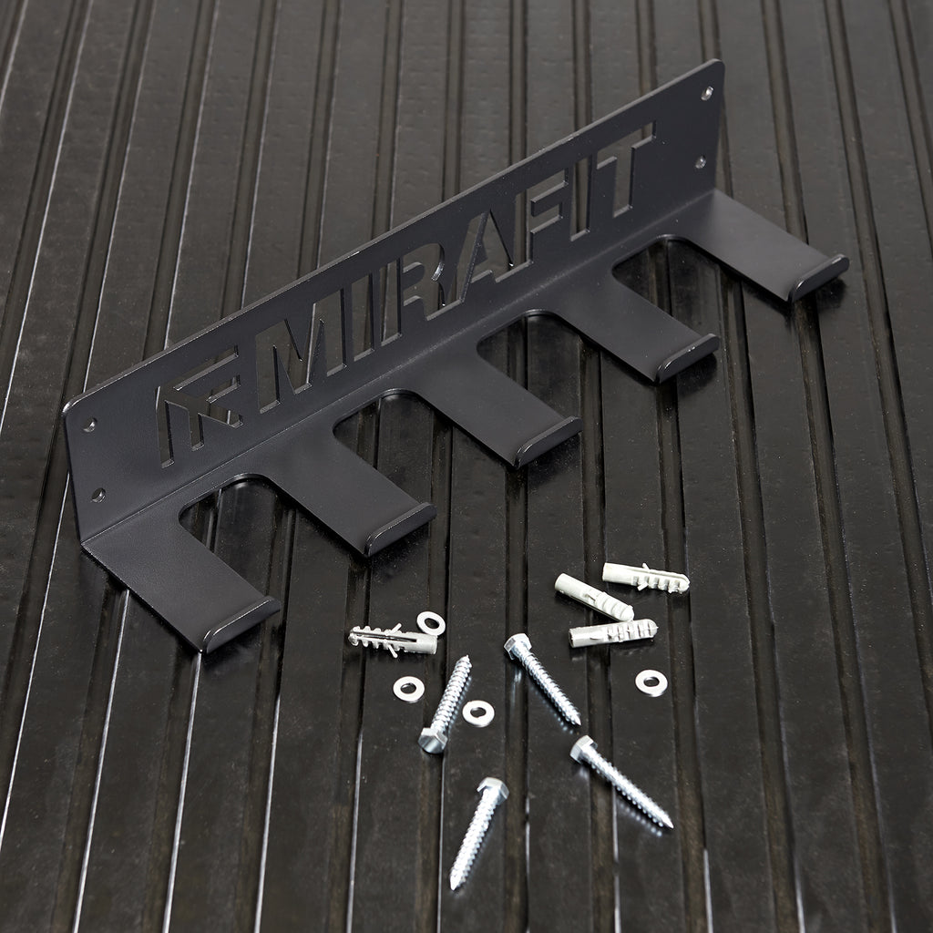 Mirafit multifunctioneel wandrek voor fitnessapparatuur - 5 haken