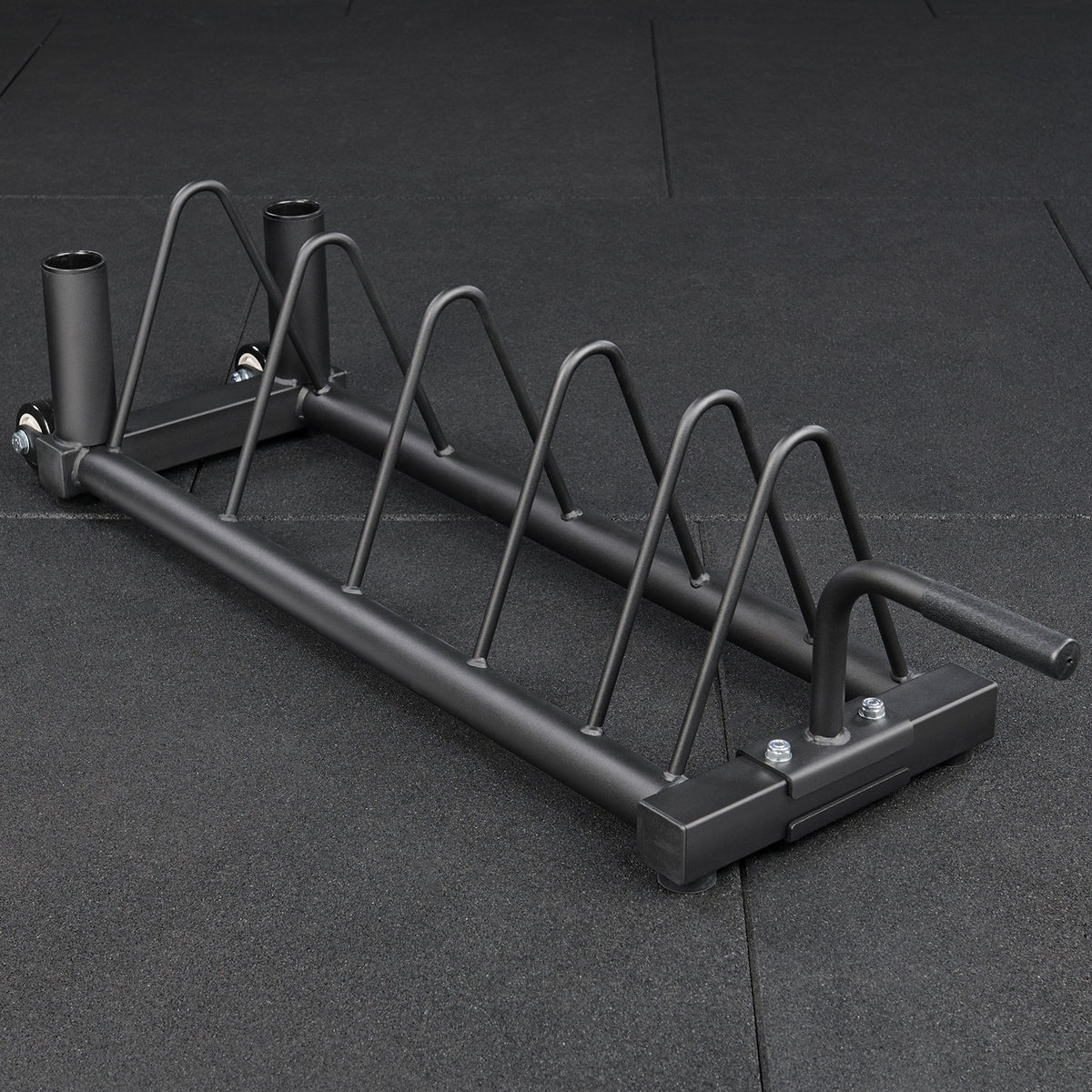 Mirafit Bar & Bumper Plate Storage Trolley