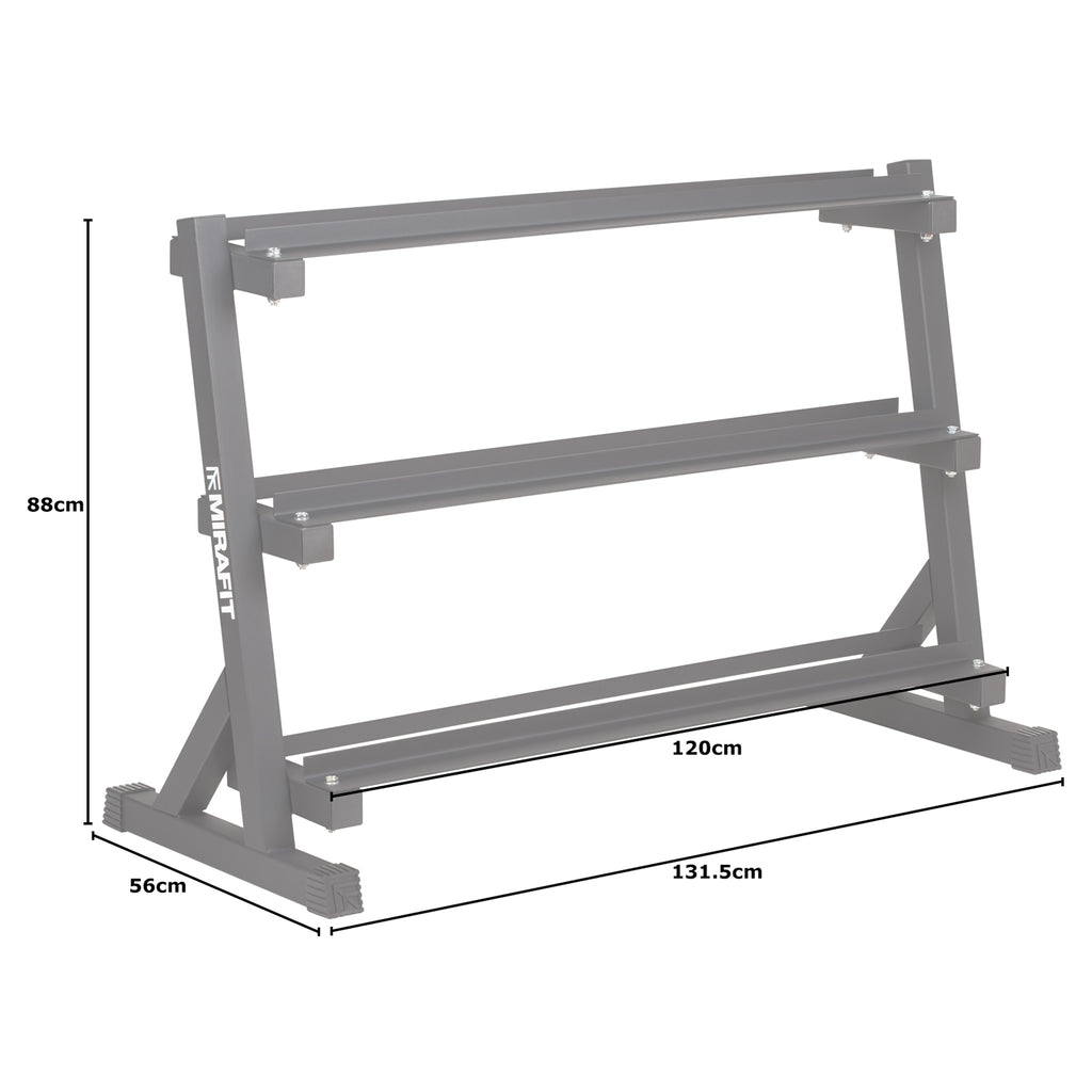 Mirafit 3-laags halterrek 400 kg