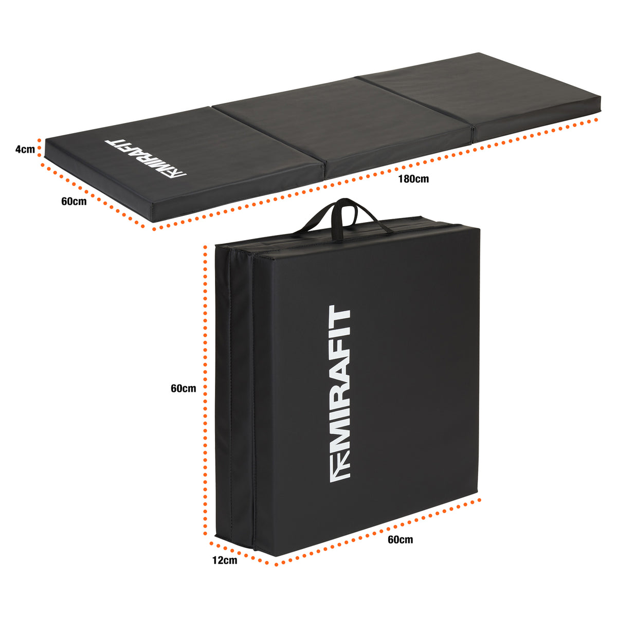 Mirafit 6ft Opvouwbare Fitnessmat