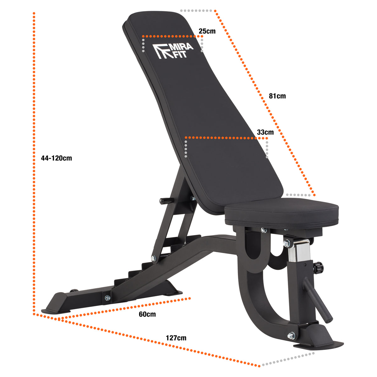 Mirafit M150 Adjustable Weight Bench