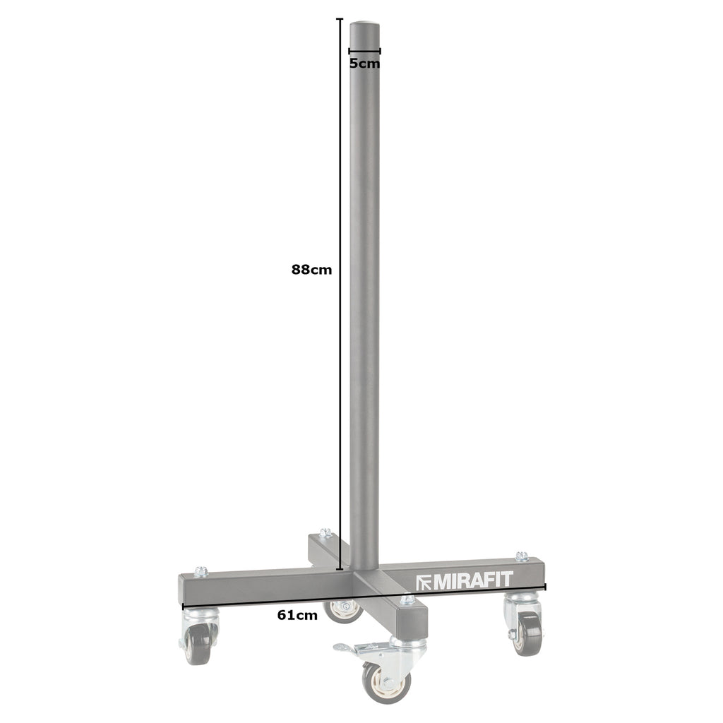 Mirafit Bumper Plate Stacker Trolley