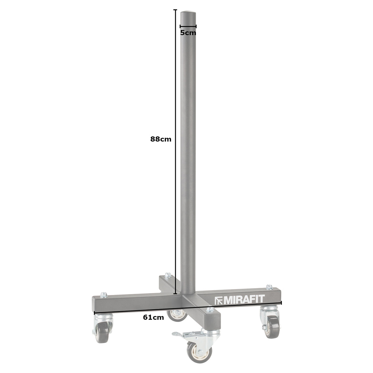 Mirafit Bumper Plate Stacker Trolley