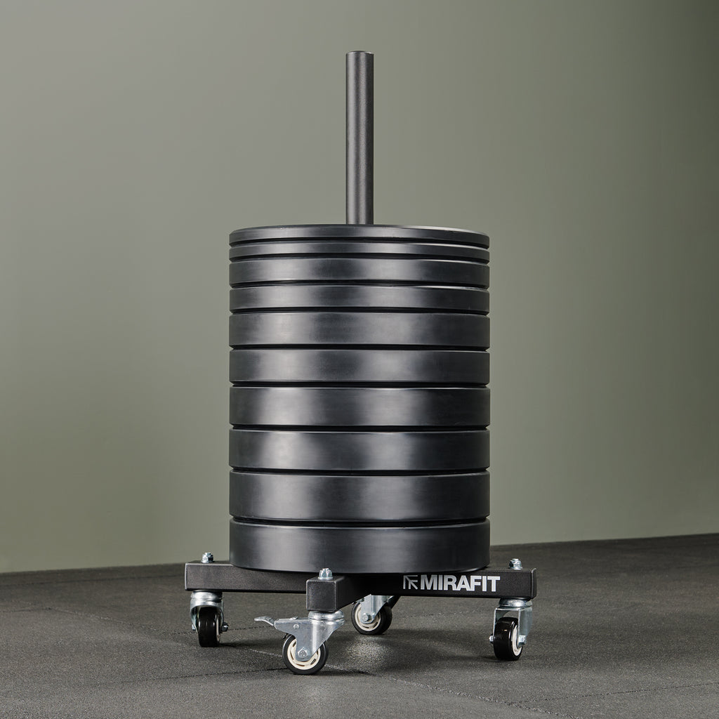 Mirafit Bumper Plate Stacker Trolley